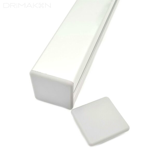 Profilabdeckkappe 30x30 Nut 8 B signalgrau