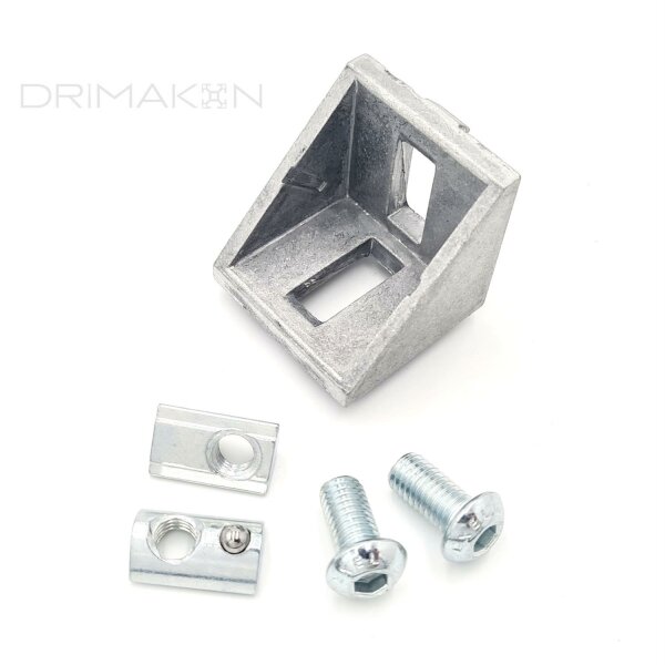 Winkel 40 Nut 8 I inkl. Bef.-Satz