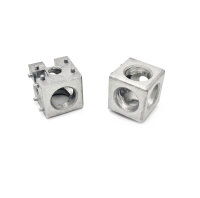 Würfelverbinder 3D 40X40 Nut 8 I inkl. Abdeckkappen