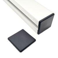 Profilabdeckkappe 40x40 Nut 8 I-Typ schwarz