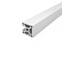 Aluminiumprofil 30x30 2N90 Nut 8 B 1200 mm