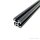 Aluminiumprofil 30x30 Nut 8 B schwarz eloxiert 2500 mm