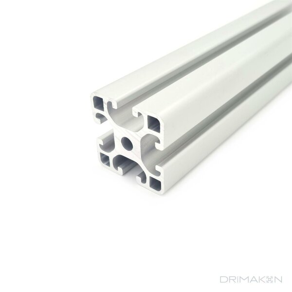Aluminiumprofil 40x40L Nut 8 I leicht 100 mm