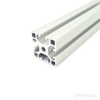 Aluminiumprofil 40x40L Nut 8 I leicht 800 mm