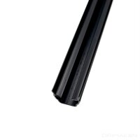 Abdeck- & Einfassprofil Nut 8 I-Typ schwarz 1000 mm