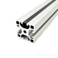 Abdeck- & Einfassprofil Nut 8 I-Typ schwarz 1000 mm