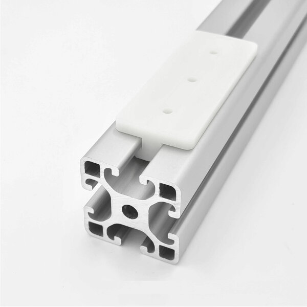 Gleiter glatt Nut 8 Typ I 80x32x15 mm