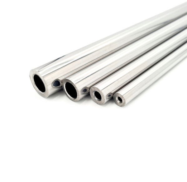 WH30h7 C60 Hohlwelle Ø 30/18 mm gehärtet und geschliffen 450 mm