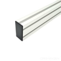 Profilabdeckkappe 40x80 Nut 8 I-Typ schwarz