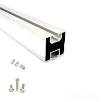 Solarprofil 40x40 PV-Montageschiene Aluminiumprofil 1500 mm