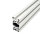 Aluminiumprofil 40x80L Nut 8 I leicht 3000 mm