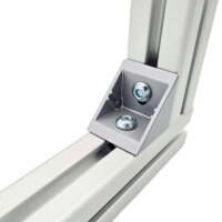Winkel 40 universal Nut 8 I - Nut 10 B alufarben...