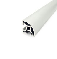 Aluminiumprofil 30x30 R25 Nut 8 B 100 mm
