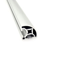 Aluminiumprofil 30x30 R25 Nut 8 B 2000 mm
