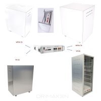 DIY schraub - Bausatz für ein Gehäuse 2fach 48100R (R-BOX) LiFePo4 PV-Speicher weiß