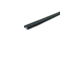 Abdeckprofil Nut 8 B schwarz 1 m