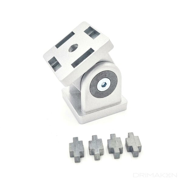 Gelenk 40x40 Nut8 I-Typ M8 inkl. Montagesatz