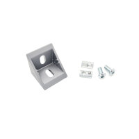 Winkel 40 universal Nut 8 I - Nut 10 B alufarben...