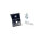 Stahlwinkel 40x40 schwarz Nut 8 Typ I inkl. Befestigungssatz