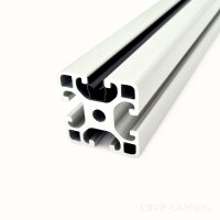 Abdeck- & Einfassprofil Nut 8 I-Typ schwarz 2000 mm