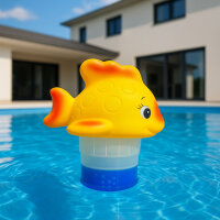 Dosierschwimmer Goldfisch für 200 g Chlortabletten mit Dosierring
