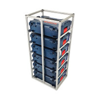 FixRack 6f HOME Regal für L-BOXX, Sortimo & Werkzeugkoffer - solide und funktional