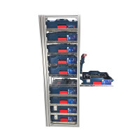 FixRack 10f EXPERT Regal für L-BOXX, Sortimo & Werkzeugkoffer - ausziehbar