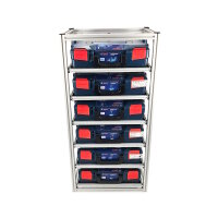 FixRack 6f EXPERT Regal für L-BOXX, Sortimo &...