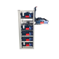 FixRack 6f EXPERT Regal für L-BOXX, Sortimo & Werkzeugkoffer - ausziehbar
