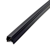 Abdeck- & Einfassprofil Nut 5 I-Typ schwarz 1000 mm