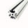 Abdeck- & Einfassprofil Nut 5 I-Typ schwarz 1000 mm