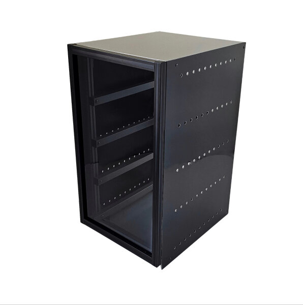 Batteriegehäuse für 4x E-BOX V5a PLUS LiFePo4 PV-Speicher schwarz blackbox