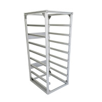 Batterie-Rack für 8x Pytes E-BOX 48100V5a PLUS LiFePo4 PV-Speicher