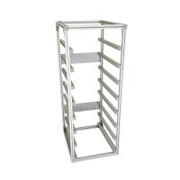 Batterie-Rack für 8x Pytes E-BOX 48100V5a PLUS LiFePo4 PV-Speicher