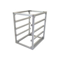 Batterie-Rack für 4x Pytes E-BOX 48100V5a PLUS LiFePo4 PV-Speicher