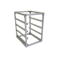 Batterie-Rack für 4x Pytes E-BOX 48100V5a PLUS LiFePo4 PV-Speicher