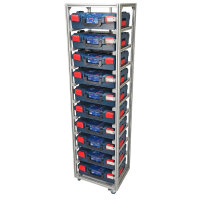 MoveRack 10f PROFI Regal für L-BOXX, Sortimo &...