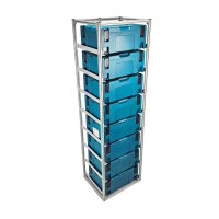 FixRack 8f HOME Regal für Makita MAKPAC Werkzeugkoffer - solide und funktional