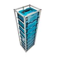 FixRack 8f HOME Regal für Makita MAKPAC Werkzeugkoffer - solide und funktional