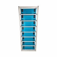 FixRack 8f EXPERT Regal für Makita MAKPAC Werkzeugkoffer - ausziehbar
